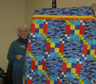 Carolyn Meigs, Airplane quilt for grandson.